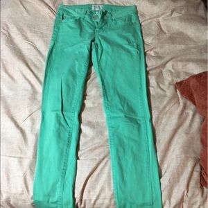 Turquoise pants